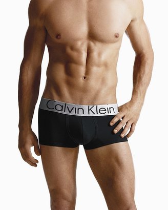 Calvin Klein Men's Steel Micro Basic Low Rise Trunks