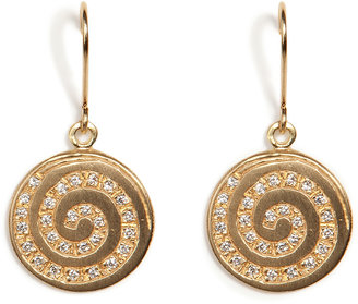Carolina Bucci 18K Gold Lucky Diamonds Passion Earrings Gr. ONE SIZE
