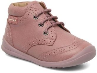 Garvalin Kids Kids's Galina Lace-up Ankle Boots in Pink
