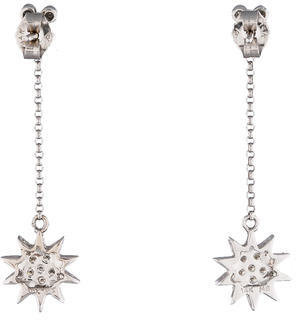 Sydney Evan Diamond Star Drop Earrings