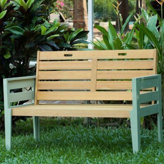Debenhams Green 'Verdi' outdoor 2-seater bench