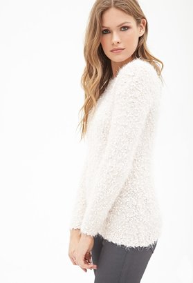 Forever 21 Contemporary Eyelash Knit Ball Sweater