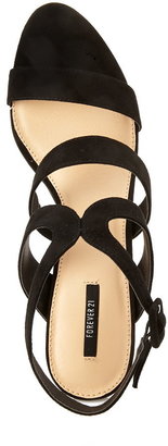 Forever 21 faux suede sandals