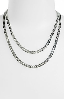 Nordstrom Long Flat Link Necklace