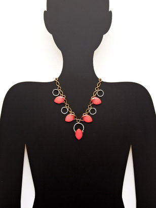 Lulu Frost Coral Petal Station Necklace