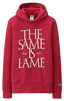 Uniqlo WOMEN i am OTHER Long Sleeve Sweat Pullover Hoodie