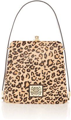Biba Leopard austin frame bag