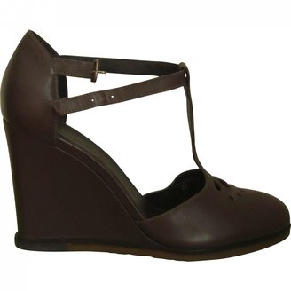 Tila March Brown Leather Ballet flats