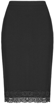 Marks and Spencer Lace Slip Pencil Skirt