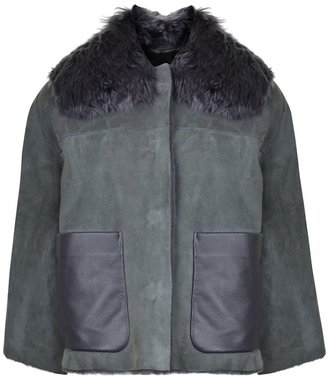 Dolce & Gabbana Fur Collar Jacket