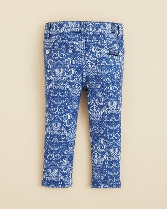 7 For All Mankind Infant Girls' Jacquard Skinny Jeans - Sizes 12-24 Months