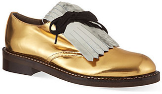 Marni On the Fringe leather Derby shoes