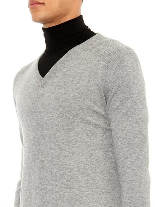 Balenciaga V-neck wool sweater