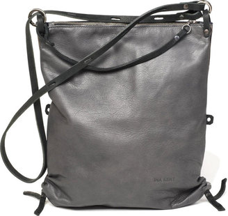 Ina Kent AD LIB4 'dark grey/metallic anthra' leather bag