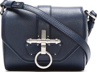 Givenchy Navy Leather Small Sugar Obsedia Shoulder Bag