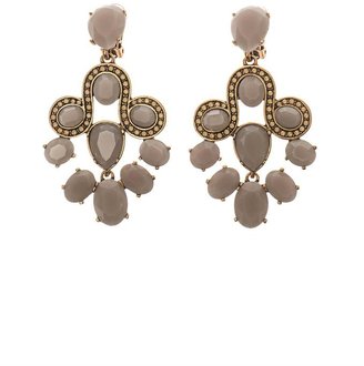 Oscar de la Renta Crystal chandelier earrings