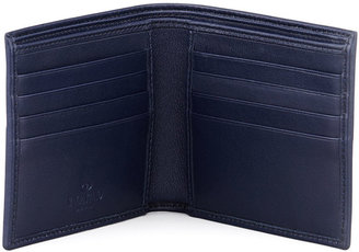 Valentino Camouflage Bi-Fold Wallet, Blue