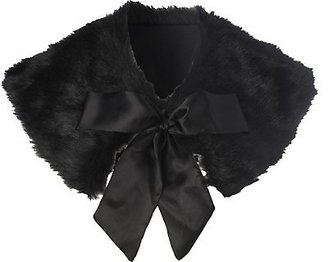 New Look Lux Furry Cape