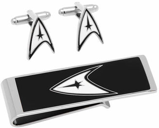 Cufflinks Inc. Men's Star Trek Delta Shield Cufflinks/Money Clip Set