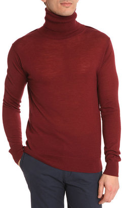 Marc by Marc Jacobs Morristown Burgundy Roll-Neck Sweater