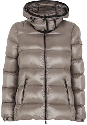 Moncler Berre taupe quilted jacket