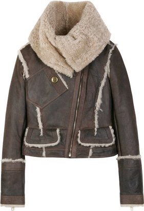 Burberry Avaitor Jacket With Generous Collar