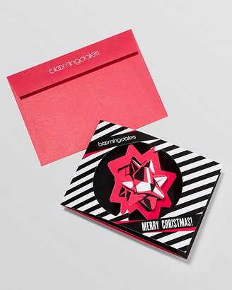 Bloomingdale's Merry Christmas! Bow Gift Card with Box