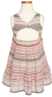 Roxy 'Peace Out' Tiered Dress (Toddler Girls)