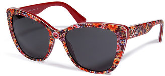 Dolce & Gabbana Cat-Eye Sunglasses with Floral Print