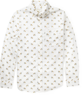 Club Monaco Printed Cotton Shirt