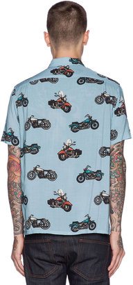 Marc by Marc Jacobs Motorcycle Print Button Down