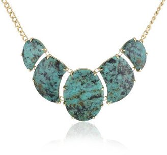Isharya African Turquoise Claw Five-Stone Necklace
