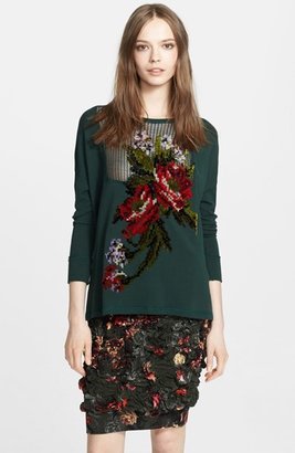 Jean Paul Gaultier Velvet Appliqué Sweatshirt