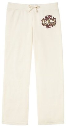 Juicy Couture Girls JC Leaf Original Pant in Velour