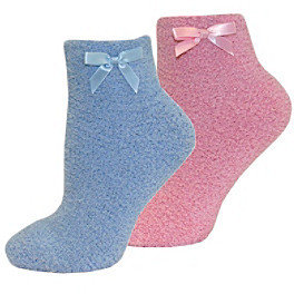 Muk Luks Women's 2-pr. Pk. Chenille Slipper Socks