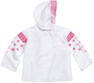 Ralph Lauren Childrenswear Gauze Boho Hooded Top, Girls' 4-6X