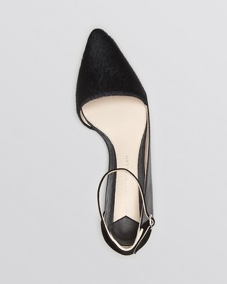 Derek Lam 10 Crosby Pointed Toe D'Orsay Ankle Strap Flats - Avery