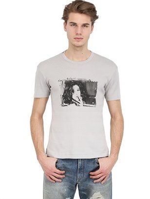 Dolce & Gabbana Mini Rib Jersey Monica Bellucci T-Shirt