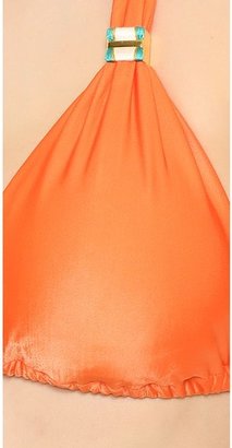 Vix Swimwear 2217 Vix Swimwear Solid Orange Bikini Top