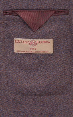 Luciano Barbera Diagonal-Stripe Two-Button Sportcoat