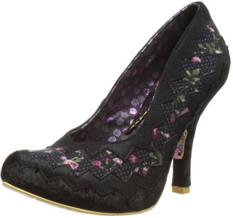 Irregular Choice Womens Classy Kate Court Shoes 2947-36 Black Floral 5 UK 38 EU