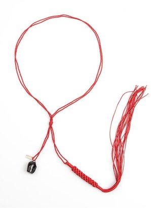 Ann Demeulemeester fringed rope necklace
