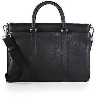 Bally Migan Grained Leather Briefcase