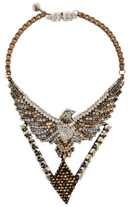 Shourouk Phenix Dorado necklace.
