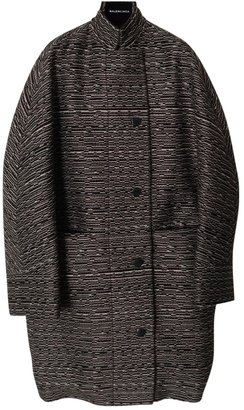 Balenciaga Khaki Wool Coat