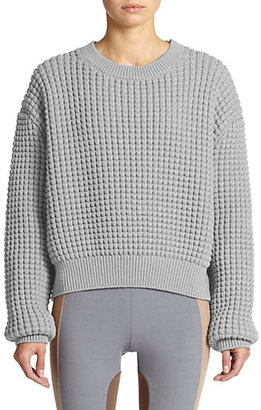 Marc Jacobs Cropped Chunky-Knit Pullover