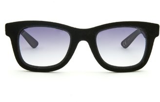Italia Independent I-V velvet square-framed sunglasses