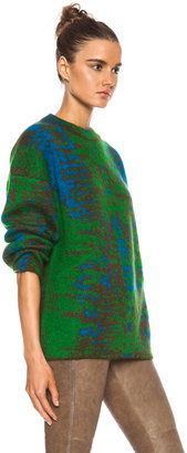 M Missoni Marble Printed Mohair-Blend Pullover