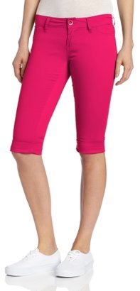 YMI Jeanswear Juniors 16 Inch Colored Capri Short