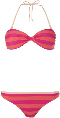 Tommy Hilfiger Bold stripe bandeau bikini set